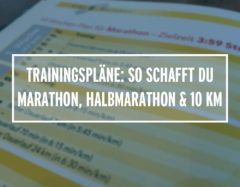 Trainingspläne: So schafft du Marathon, Halbmarathon und 10 Km